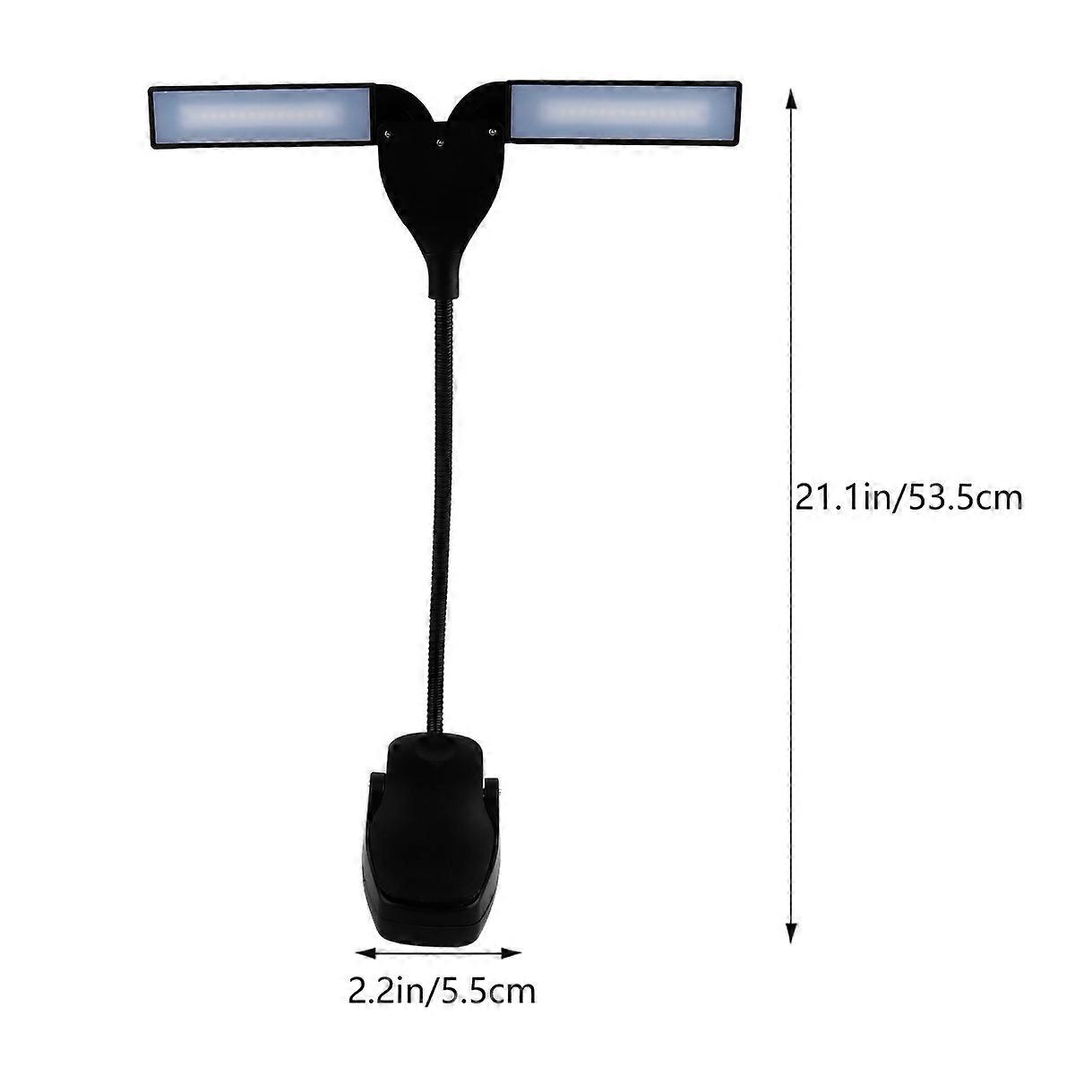1pc LED Lamp Adjustable Piano Lamp Music Score Stand Lamp Touch-on Lamp