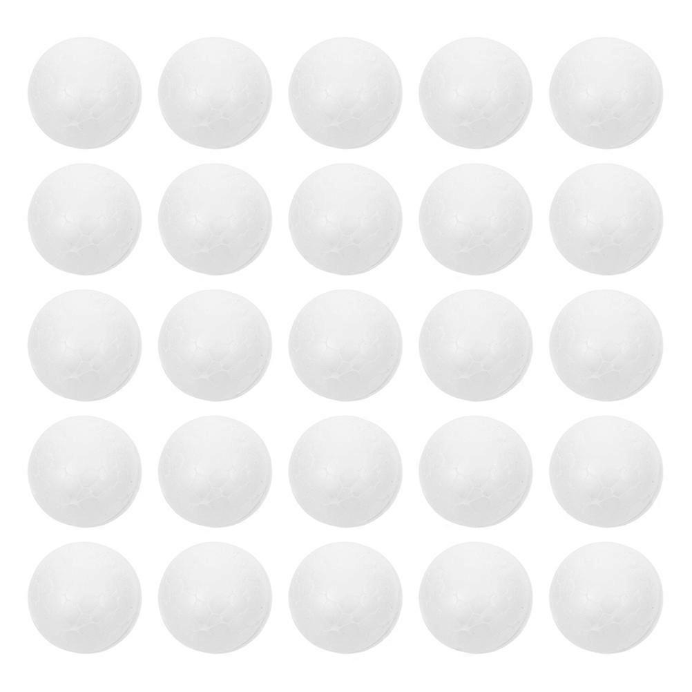 400Pcs White Polystyrene Foam Balls for DIY Round Craft Projects