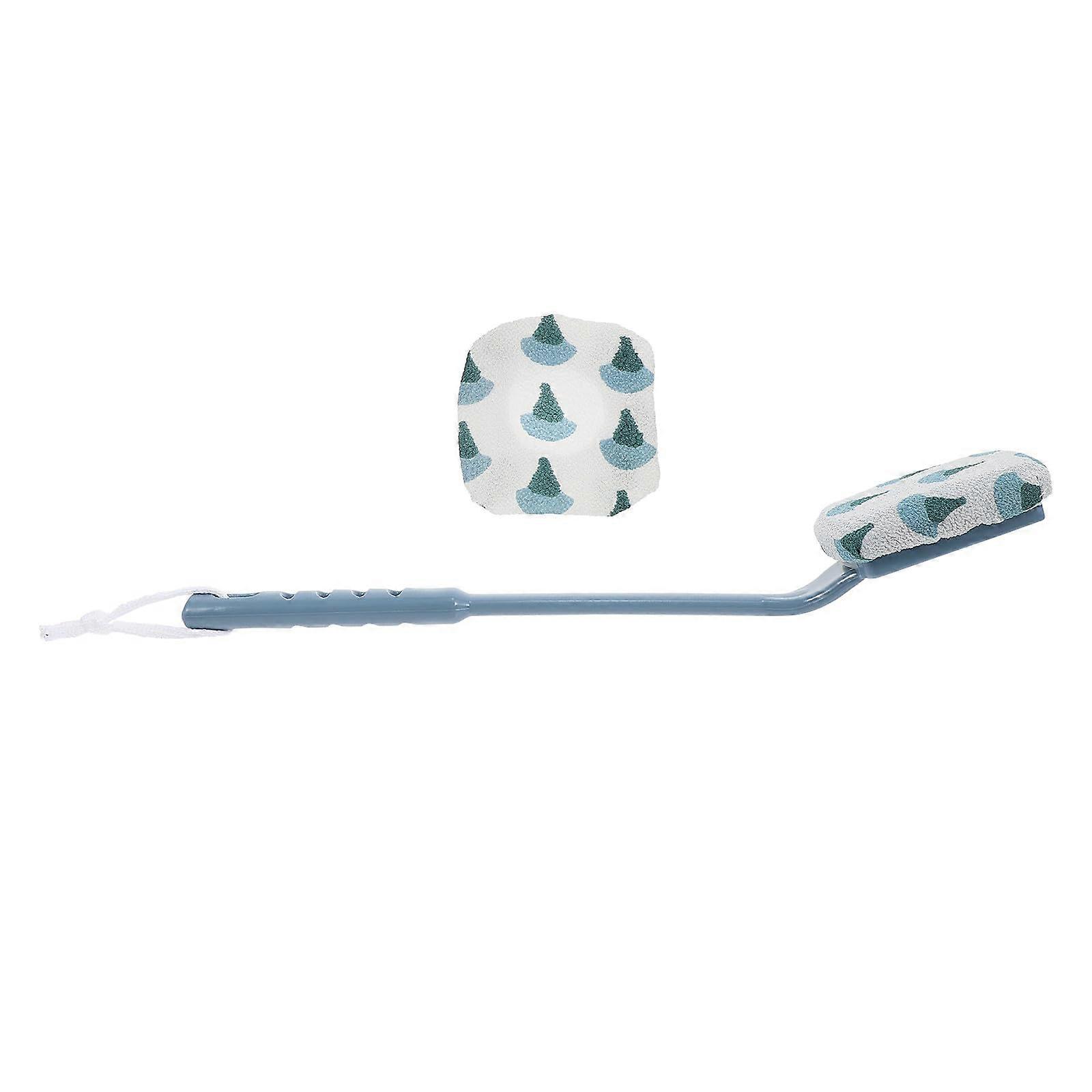 Shower Body Brush with Long Handle for Deep Exfoliation and Back Scrubber with Ergonomic Grip