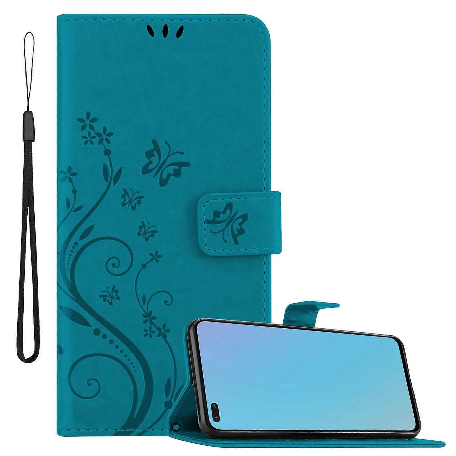 OnePlus Nord Protective Case - with Floral Pattern and Card Slot