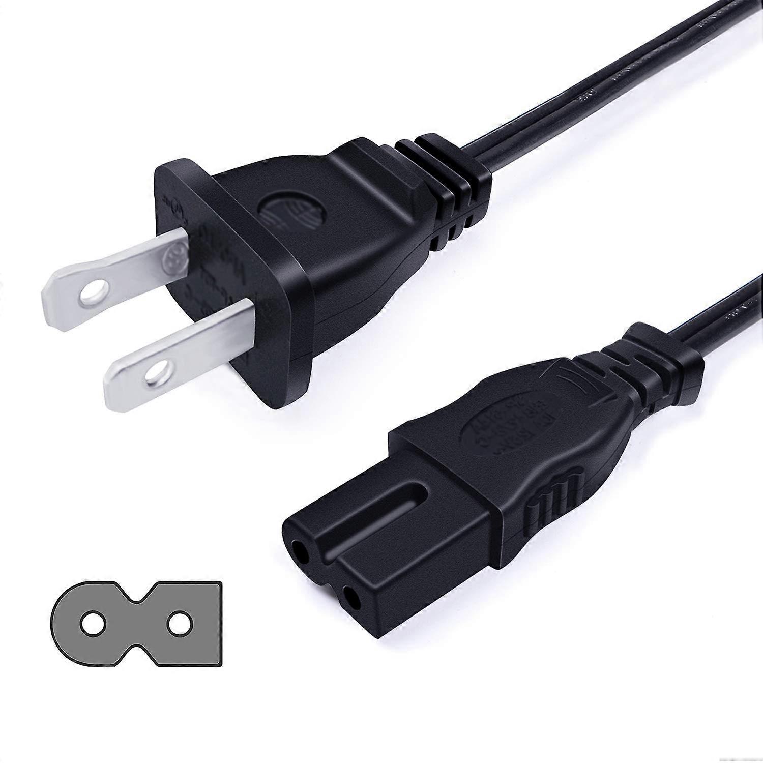 Power Cord Replacement for Bose Acoustimass 300 and Subwoofer, 8ft Polarized 2 Prong AC Cable