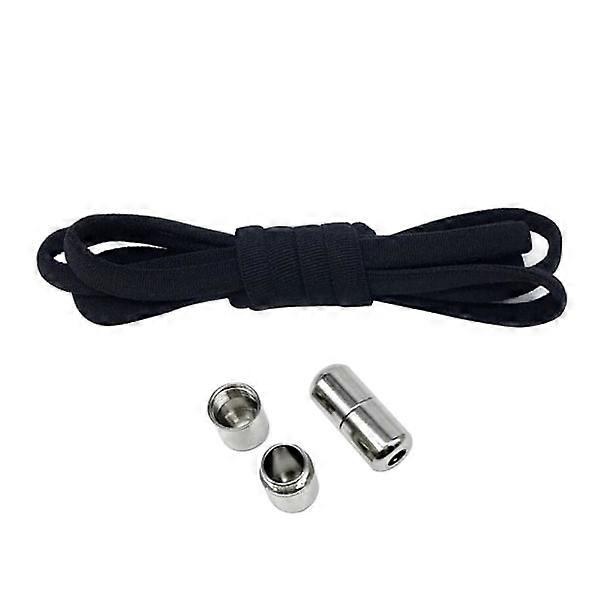 Smart shoelace with locking solution Black one size