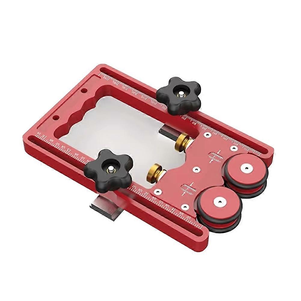 Wheel Woodworking Baffle Cutting Machine Table Saw Inverted Roller Worktable Chute Positioning Fixing Tool