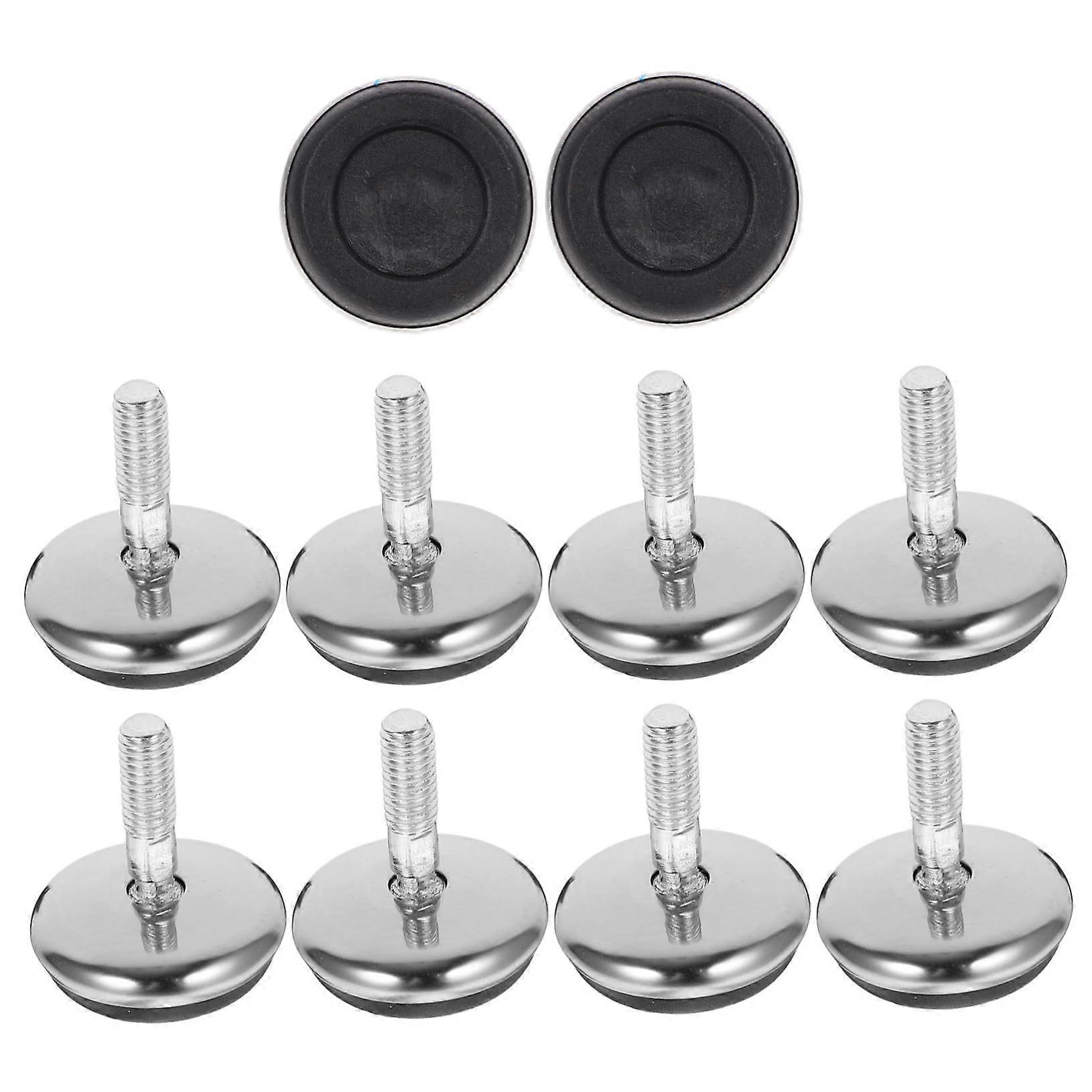 10pcs Adjustable Furniture Levelers ScrewOn Leveling Feet for Tables and Chairs Stable Support