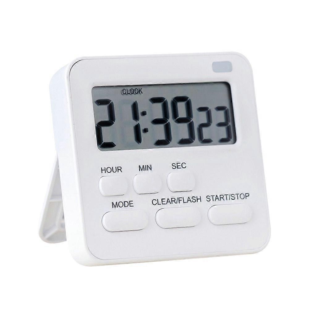 Digital Timer Stopwatch LCD Display Kitchen Timer Egg Timer Portable Electronic Alarm Clock Practical Home Kitchen Tool
