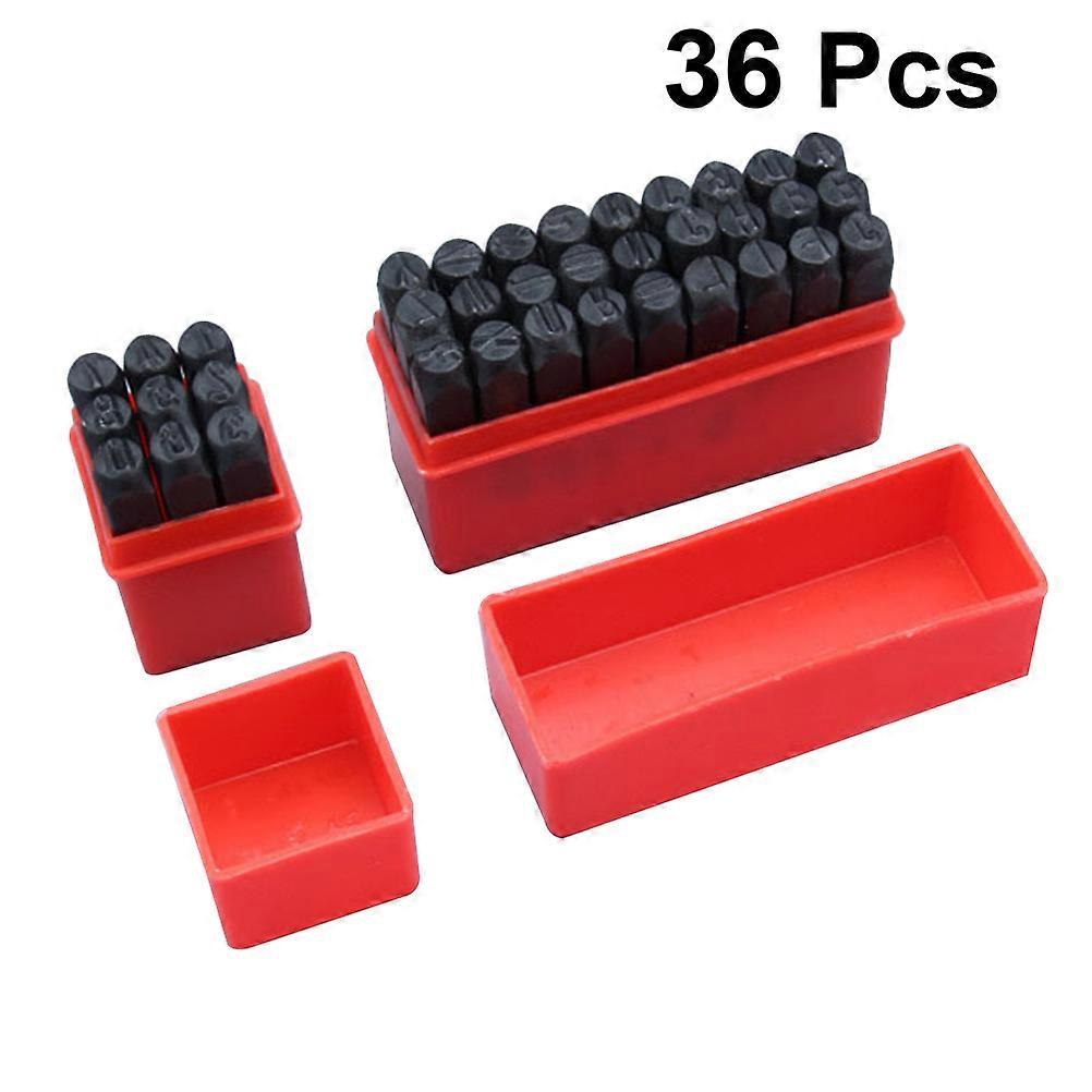 Number Steel Seal for Marking 36Pcs 2Mm Set