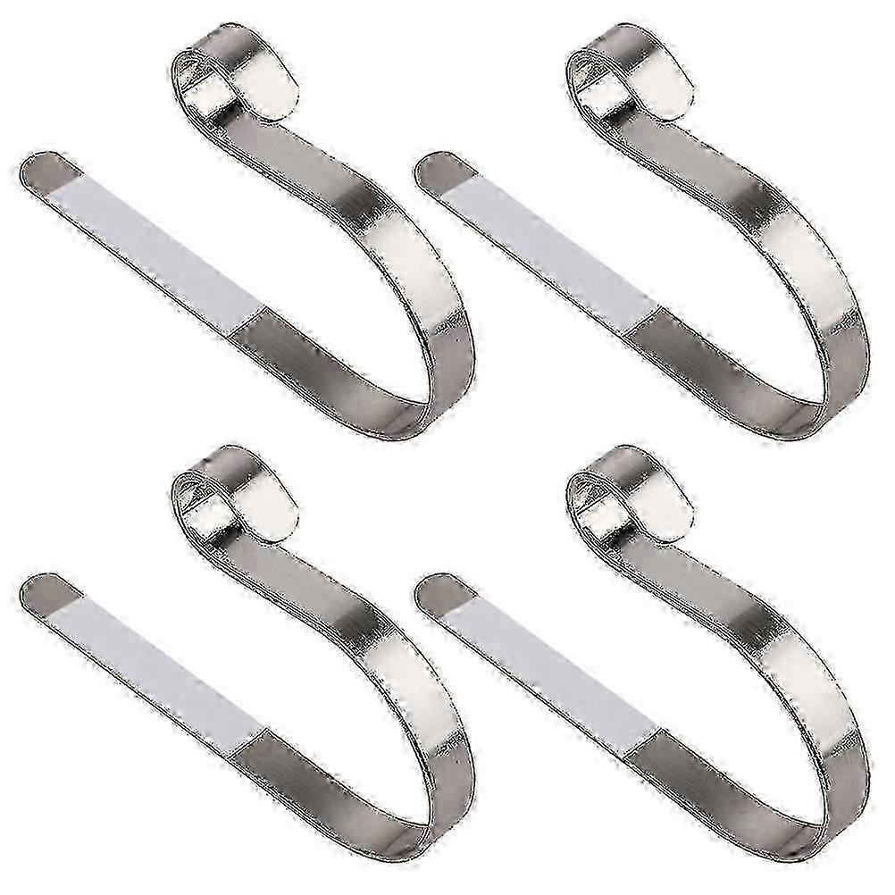 4pcs Stocking Holder Stand Christmas Stocking Holders For Fireplace Mantel