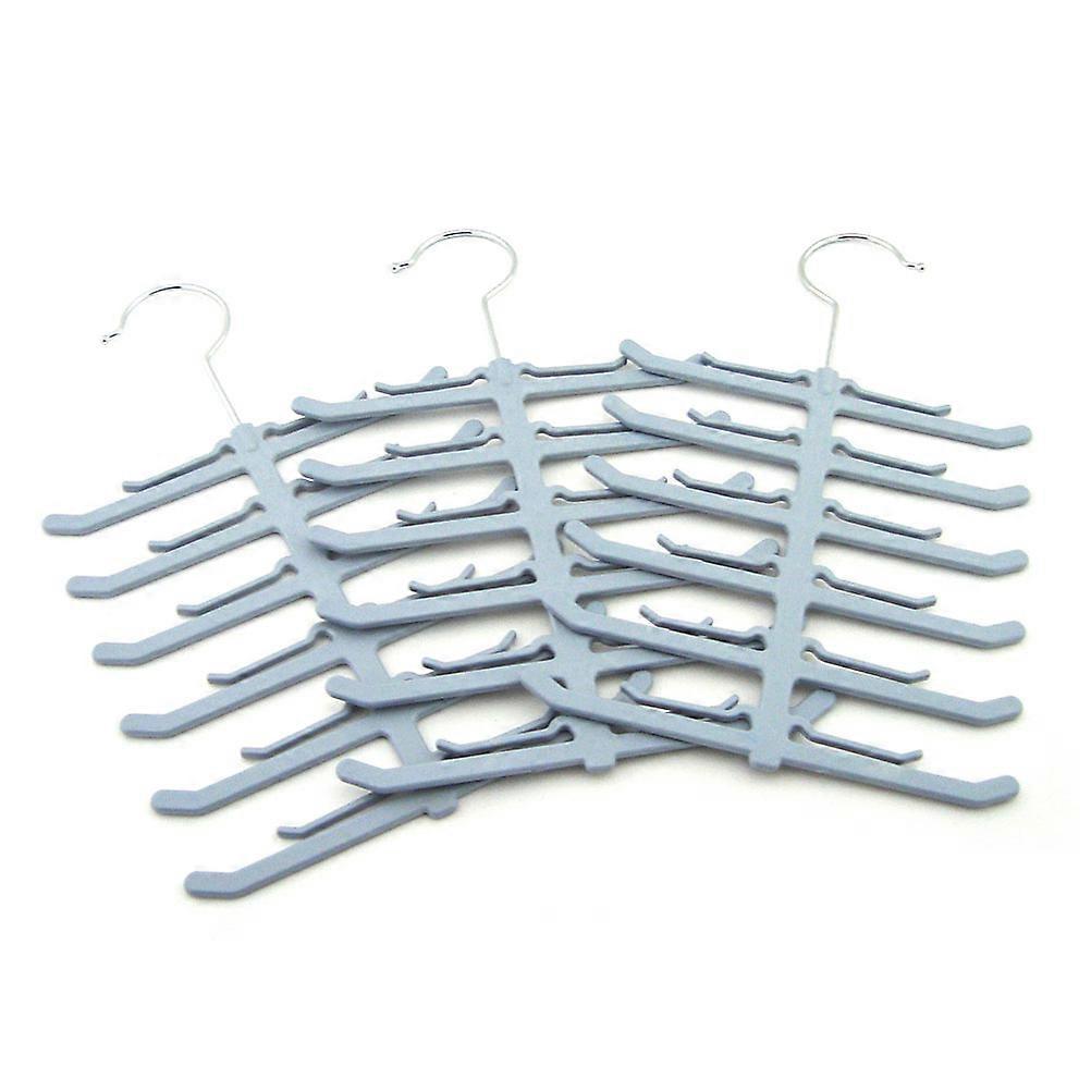 Non-Slip Tie Rack Multi-Layer Storage Rack Fish Bone Shape 1 Piece