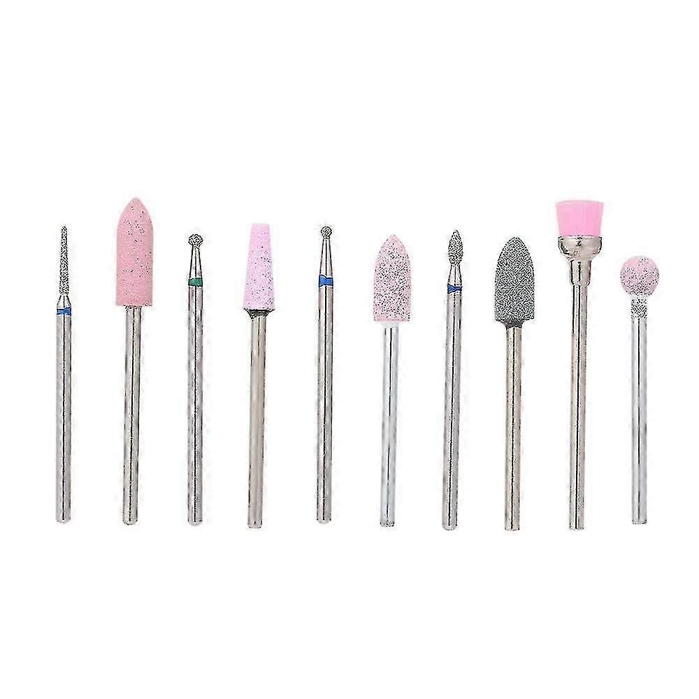 10 Premium Nail Buffer Bits for Professional Manicure and Nail Care 2025