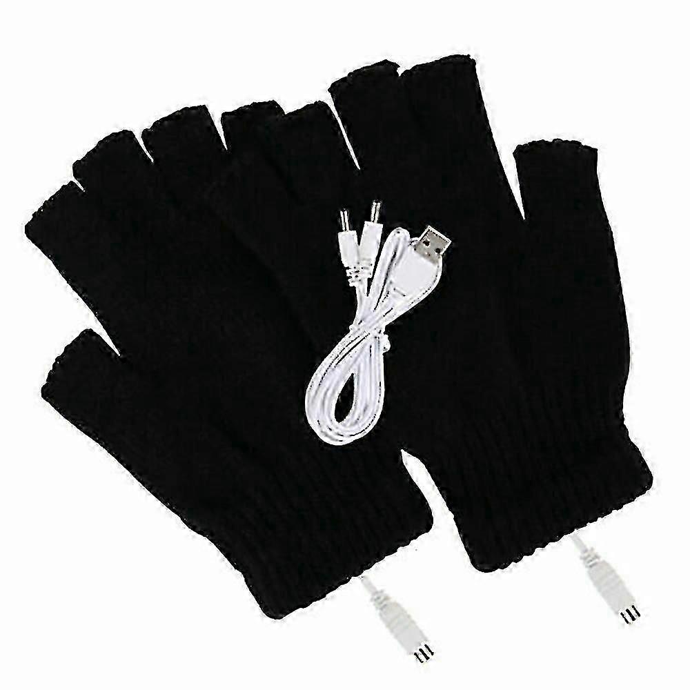 1p Electric USB Rechargeable Hand Warmer Mittens