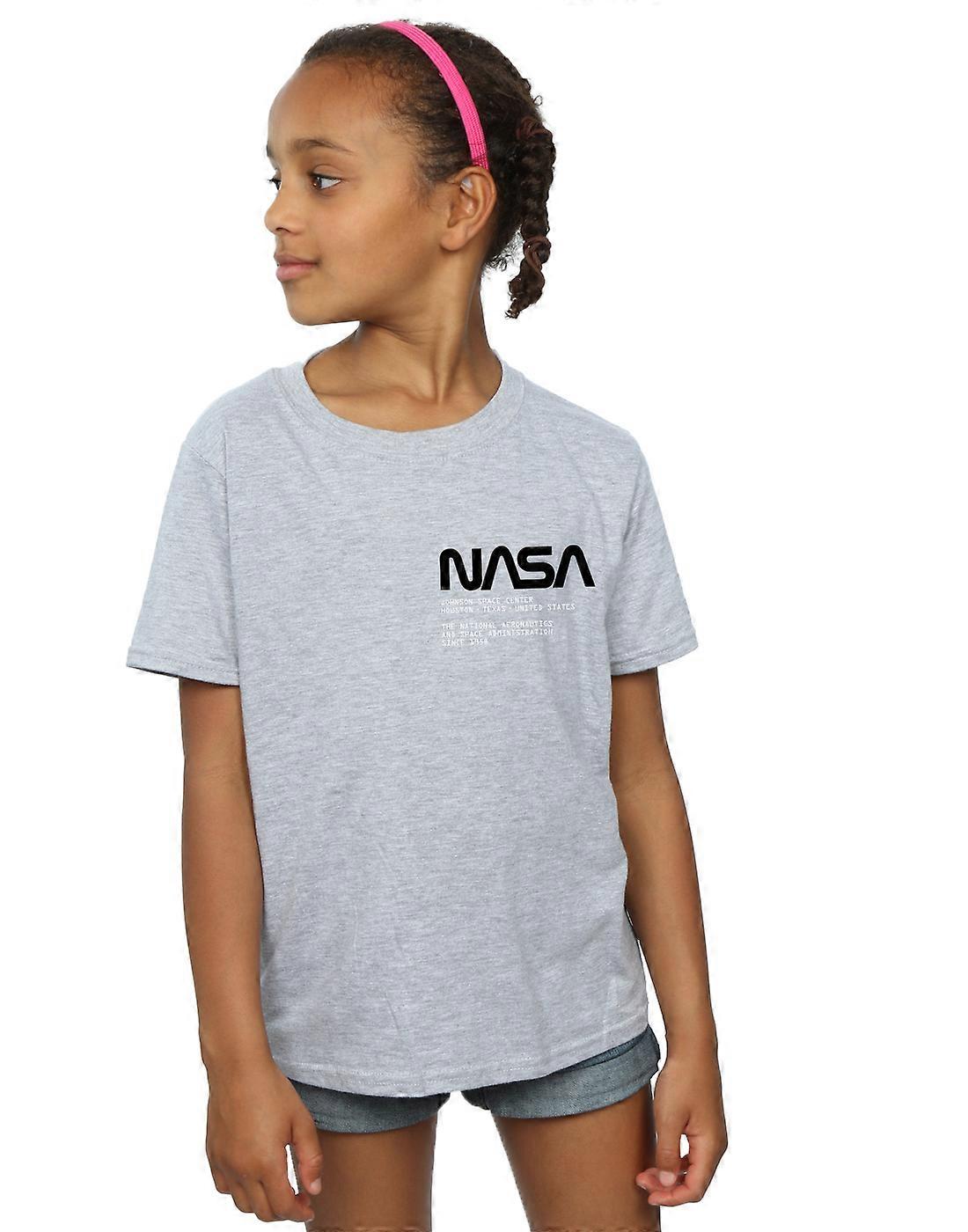 NASA jenter Johnson orm lomme print T-skjorte