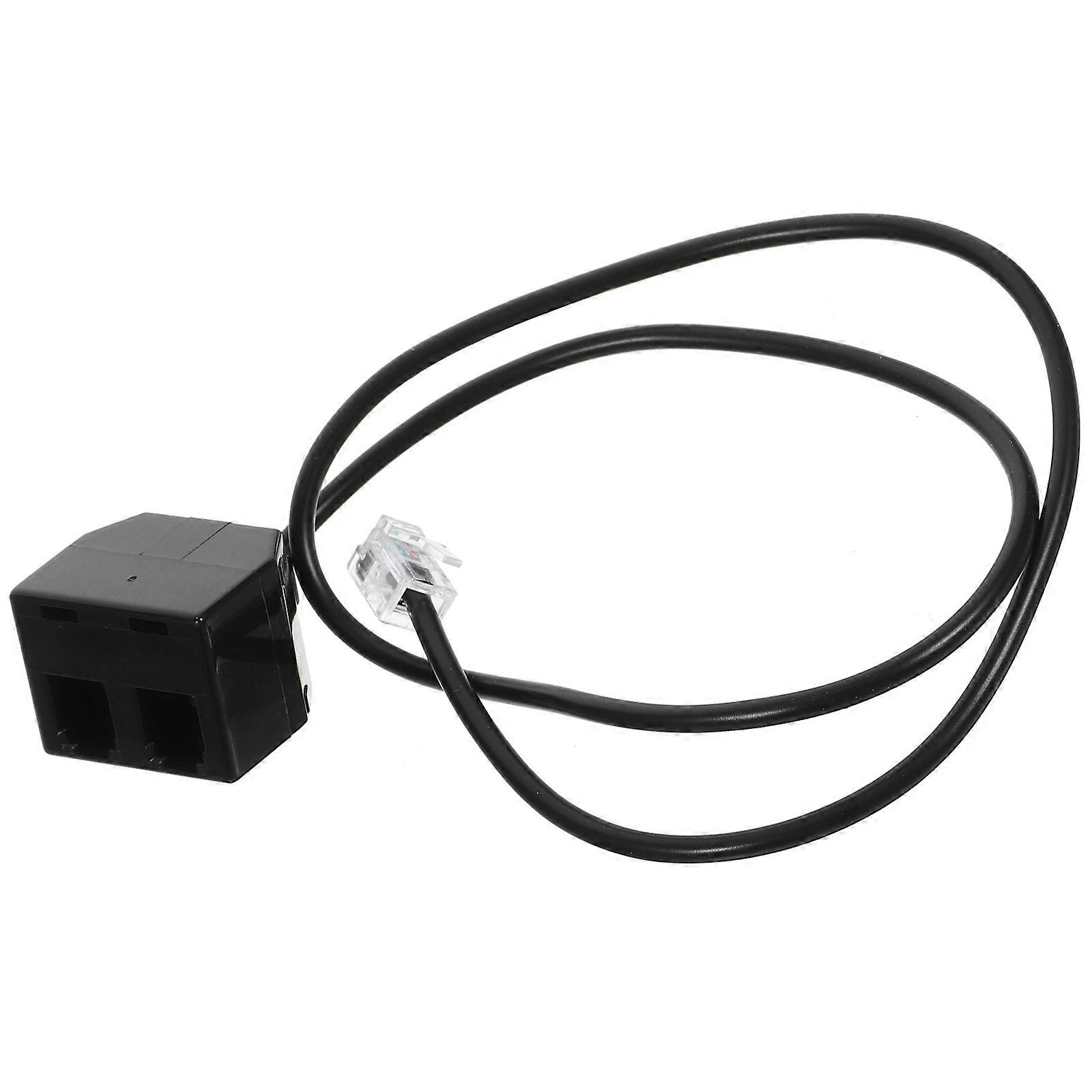 Telephone Line Adapter Rj9 for Phone Splitter 3Pcs Cable Supply