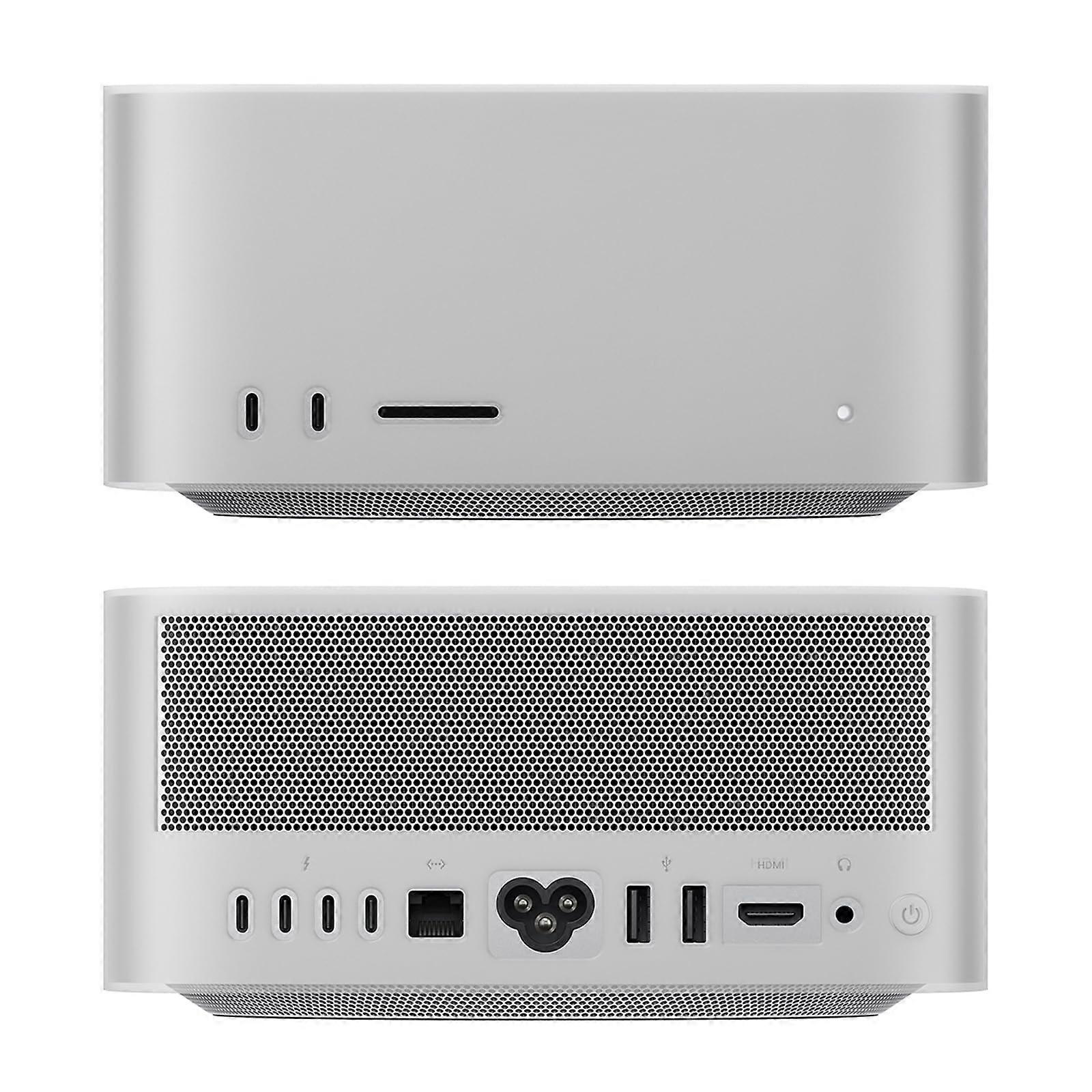 Silicone Case for Mac Studio M4 Max 2025 Transparent Dustproof Protective Cover with Precise Cutouts