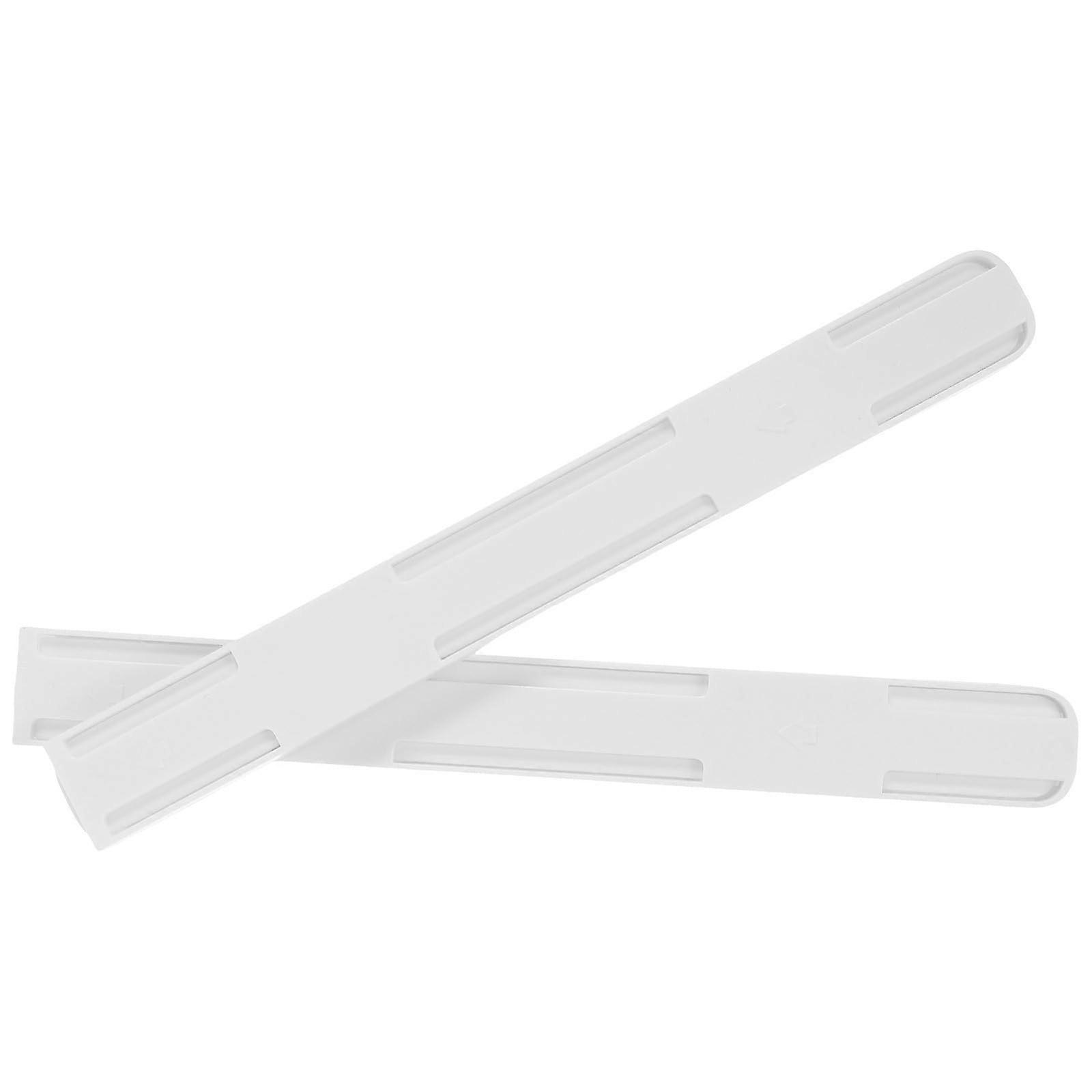 2pcs Heavy Duty Plastic Drawer Slides with SelfAdhesive Glides for Kitchen Cabinet Replacement