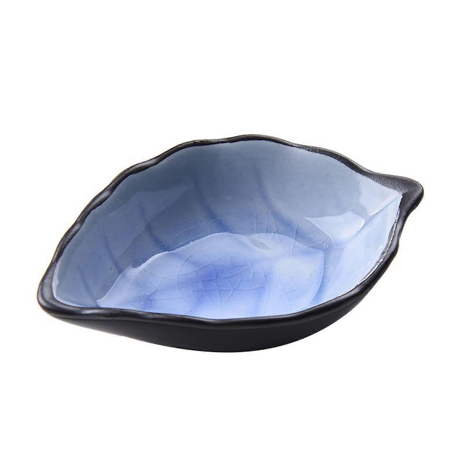 Ceramic Sauce Dish Sugar Bowl with Crackle Glaze for MultiPurpose Kitchen Use