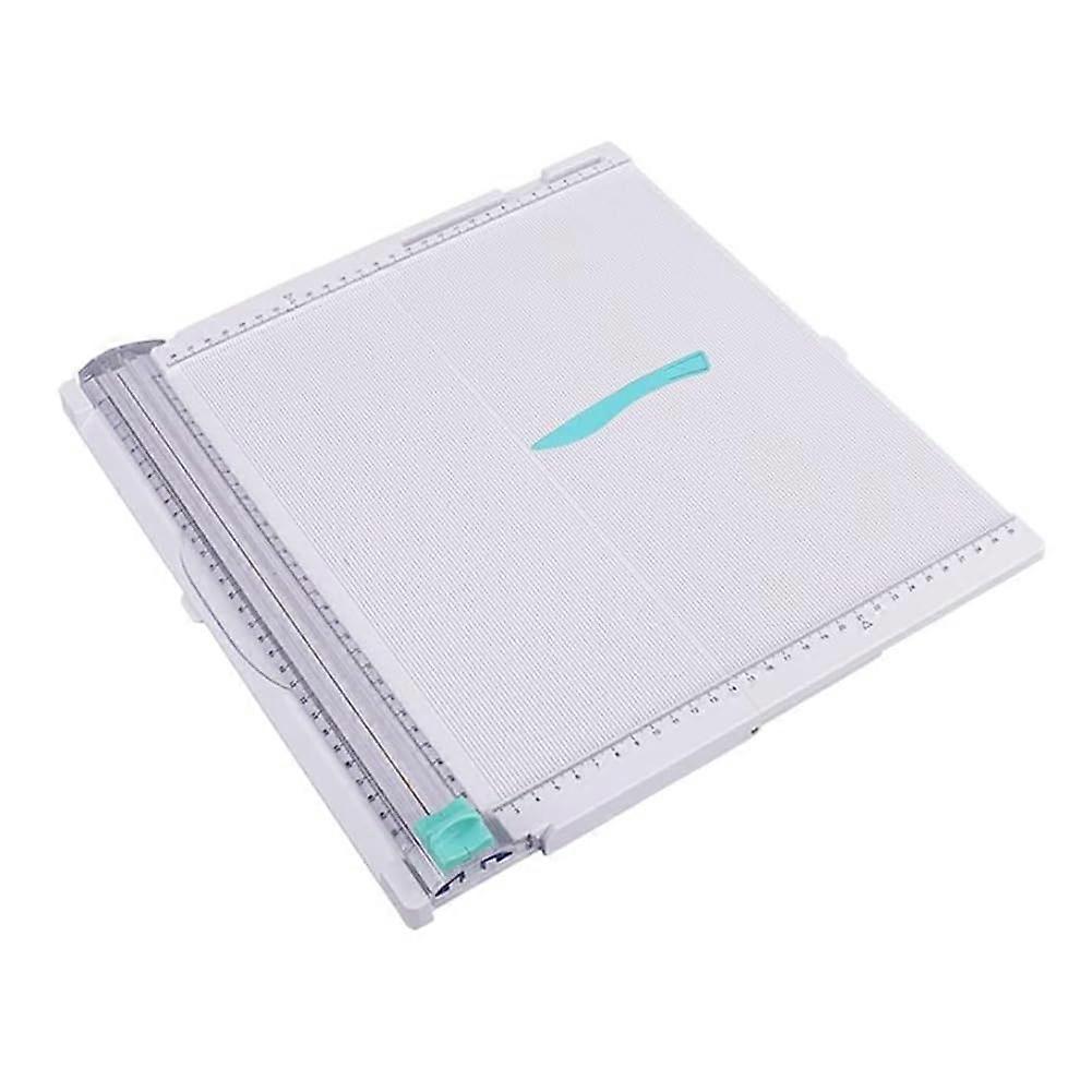 Paper Trimmer and Scoring Board with Clear Scale, Foldable for Card Making, Scrapbooking, Gift Boxes