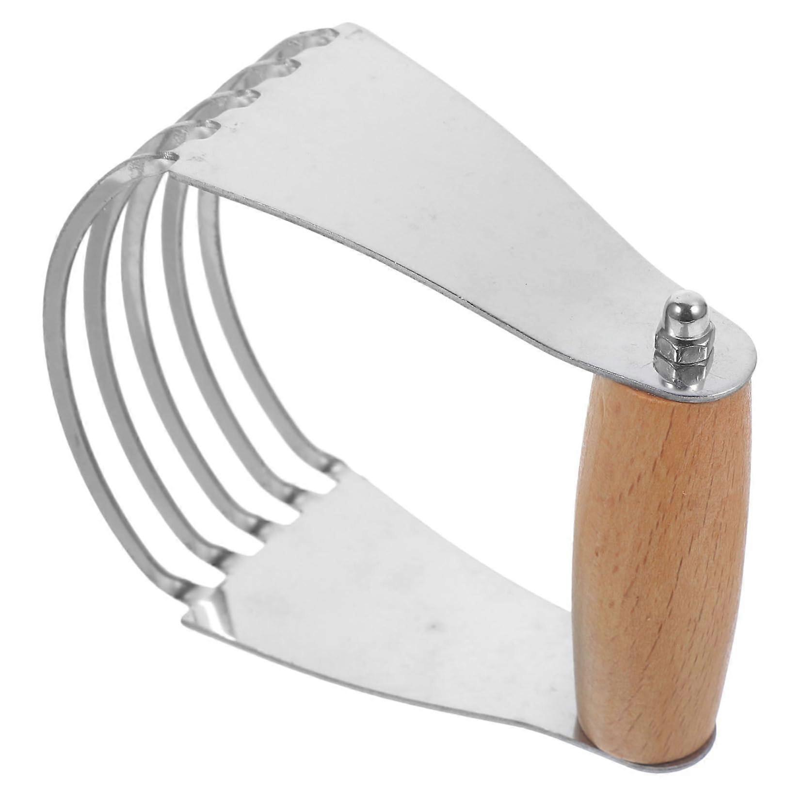 Stainless Steel Dough Scraper and Pastry Cutter for Baking Bread Biscuit with Uniform Mixing