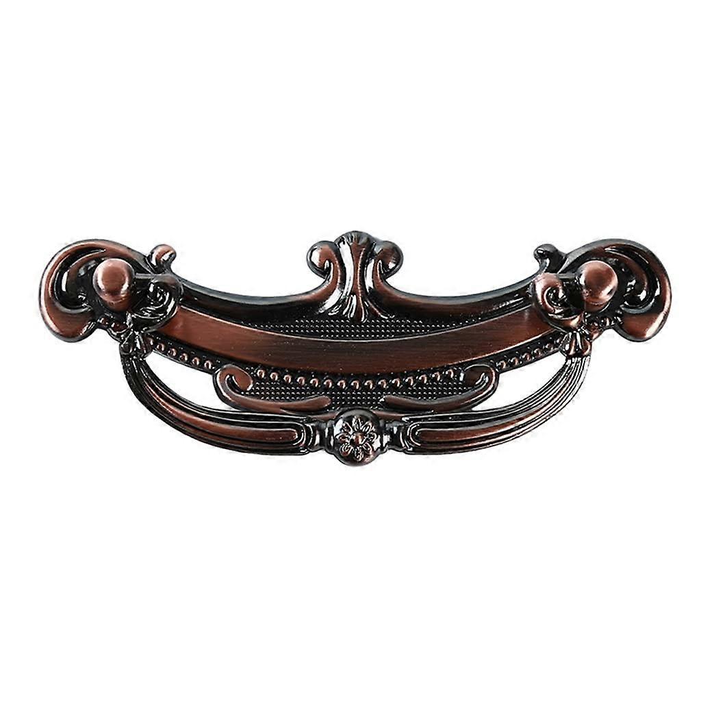 2pc Red Bronze Vintage Door Handle 64cm Antique Cabinet Drawer Pull Knobs for Wardrobe and Gate