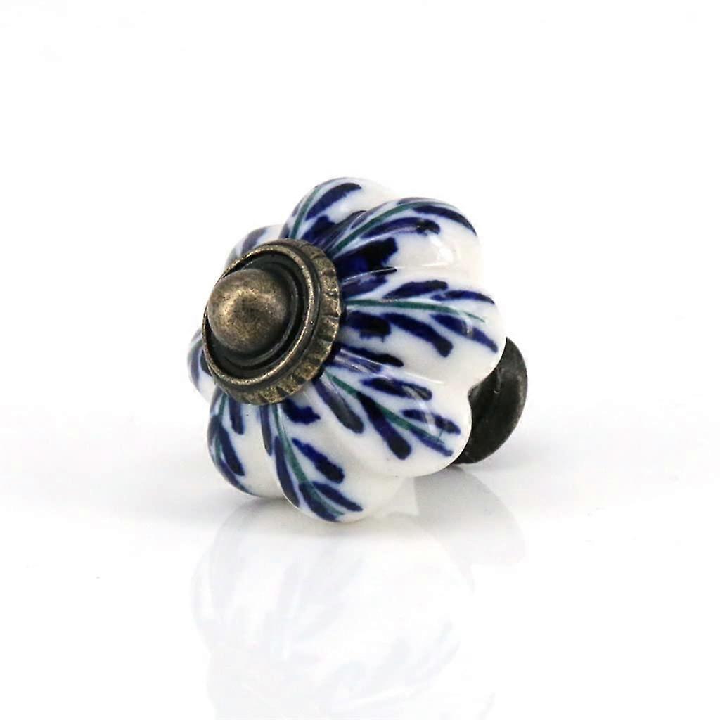 Ceramic Cabinet Knobs and Vintage Drawer Handles for Kitchen Cabinets and Wardrobe Doors 33x38mm