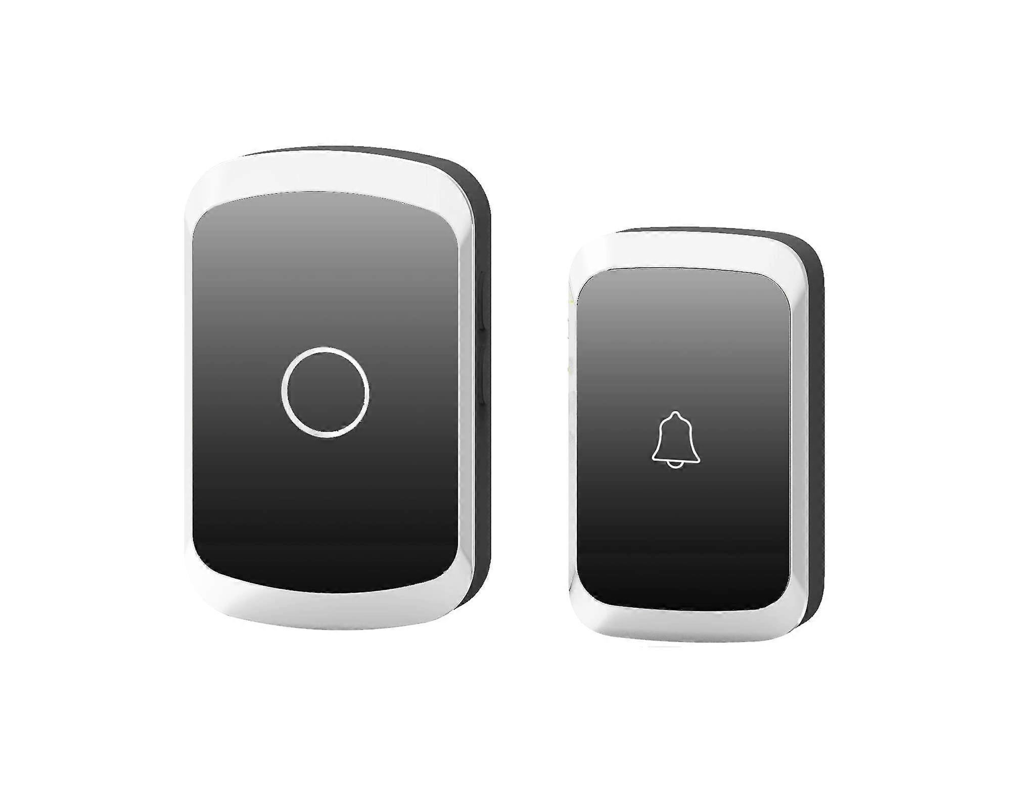 Wireless Plug In Doorbell Long Range 36 Chimes Flash Light Adjustable Volume for Home Office