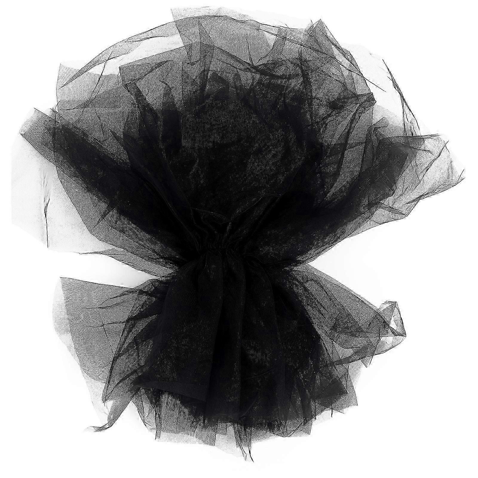 Black Bouquet Wrapping Yarn Flower Wrapper for Wrapping 1Pcs