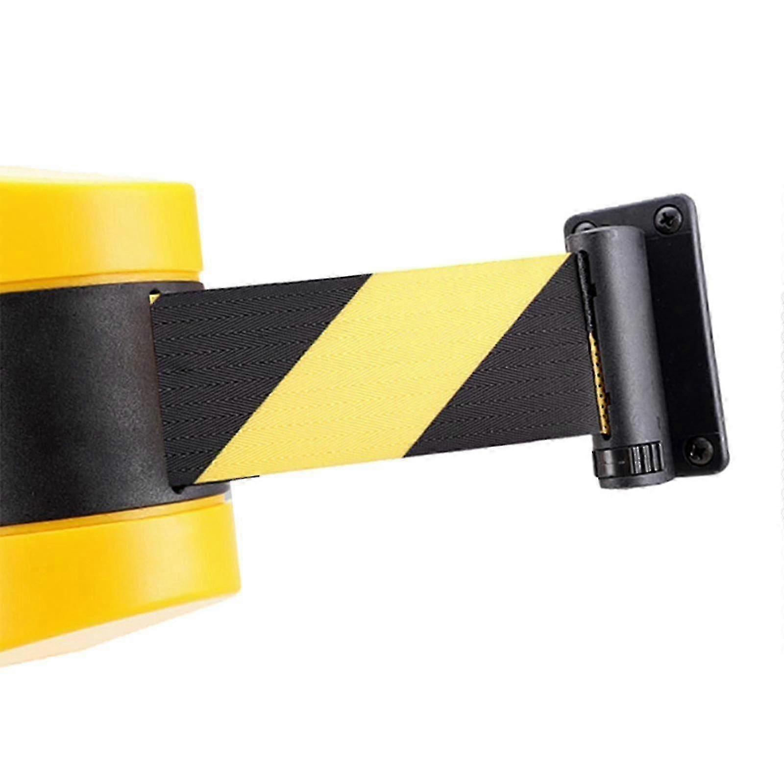 Fixed Wall Mount Retractable Belt Barrier, Retractable Barrier Belt, Automatic