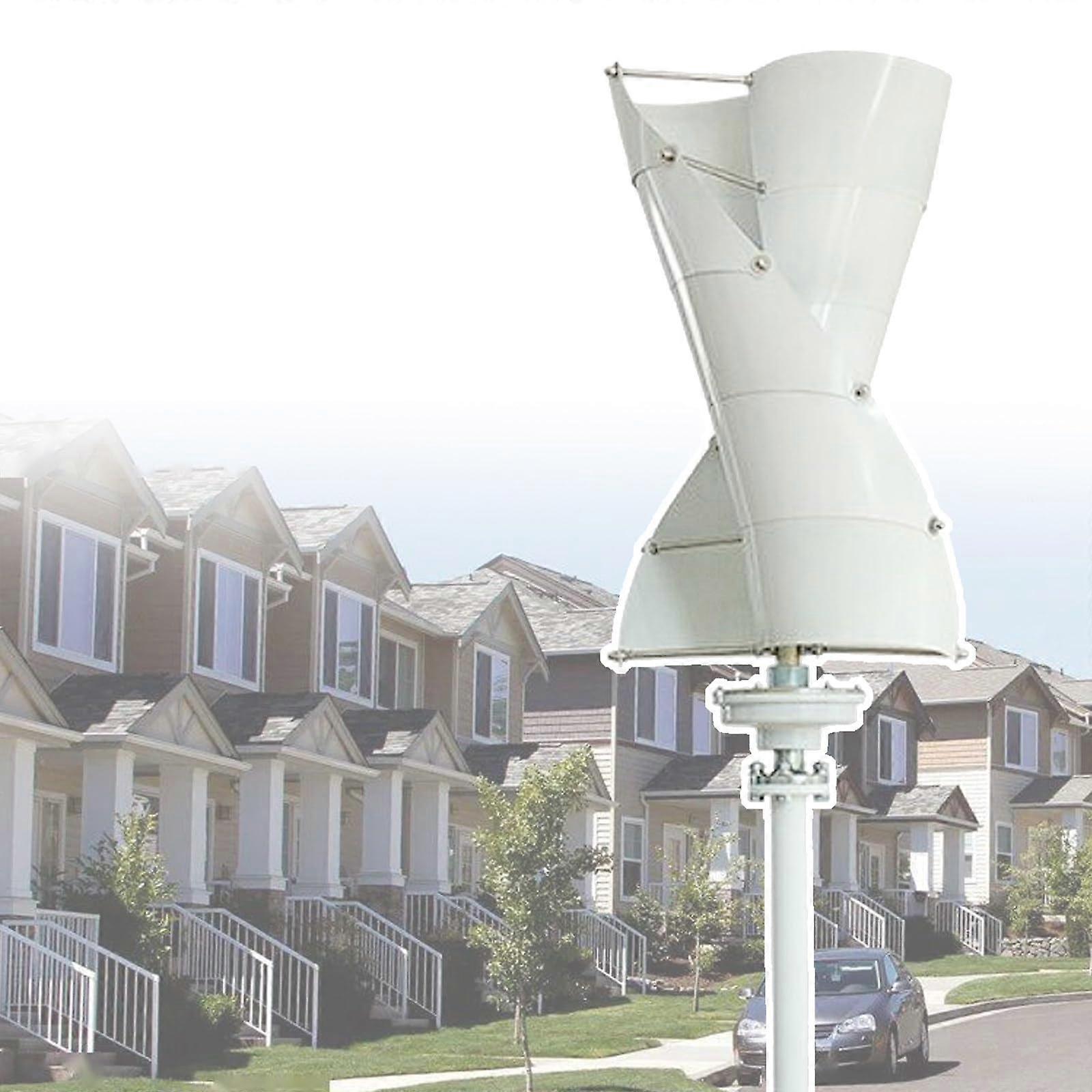 Vertical Wind Turbine Generator 800W 48V Efficiency LowWind Start for Home Boat Cabin