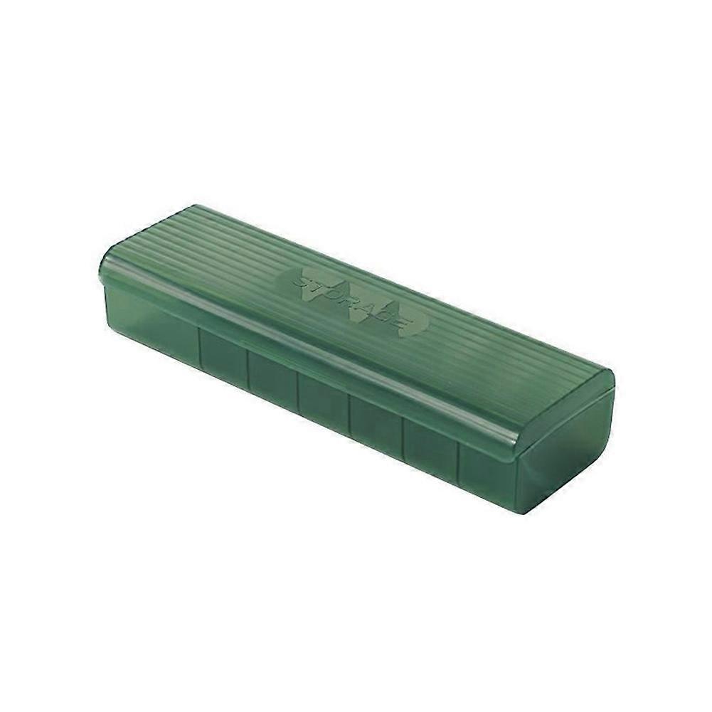 A-Transparent Data Cable Storage Box Plastic Data Line Storage Container for Desk Headset Stationery Storage