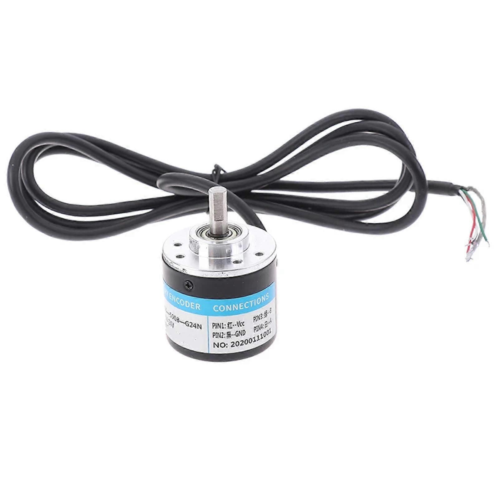 E38S6G5 Incremental Rotary Encoder 600 PPR 524V DC Industrial Motion Control Sensor with Cable