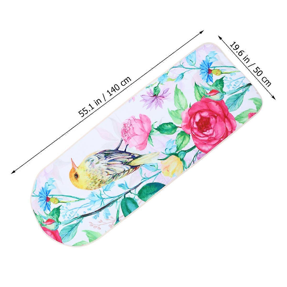 Heat-Resistant Ironing Board Cover for Protecting with Bird Pattern Insulation