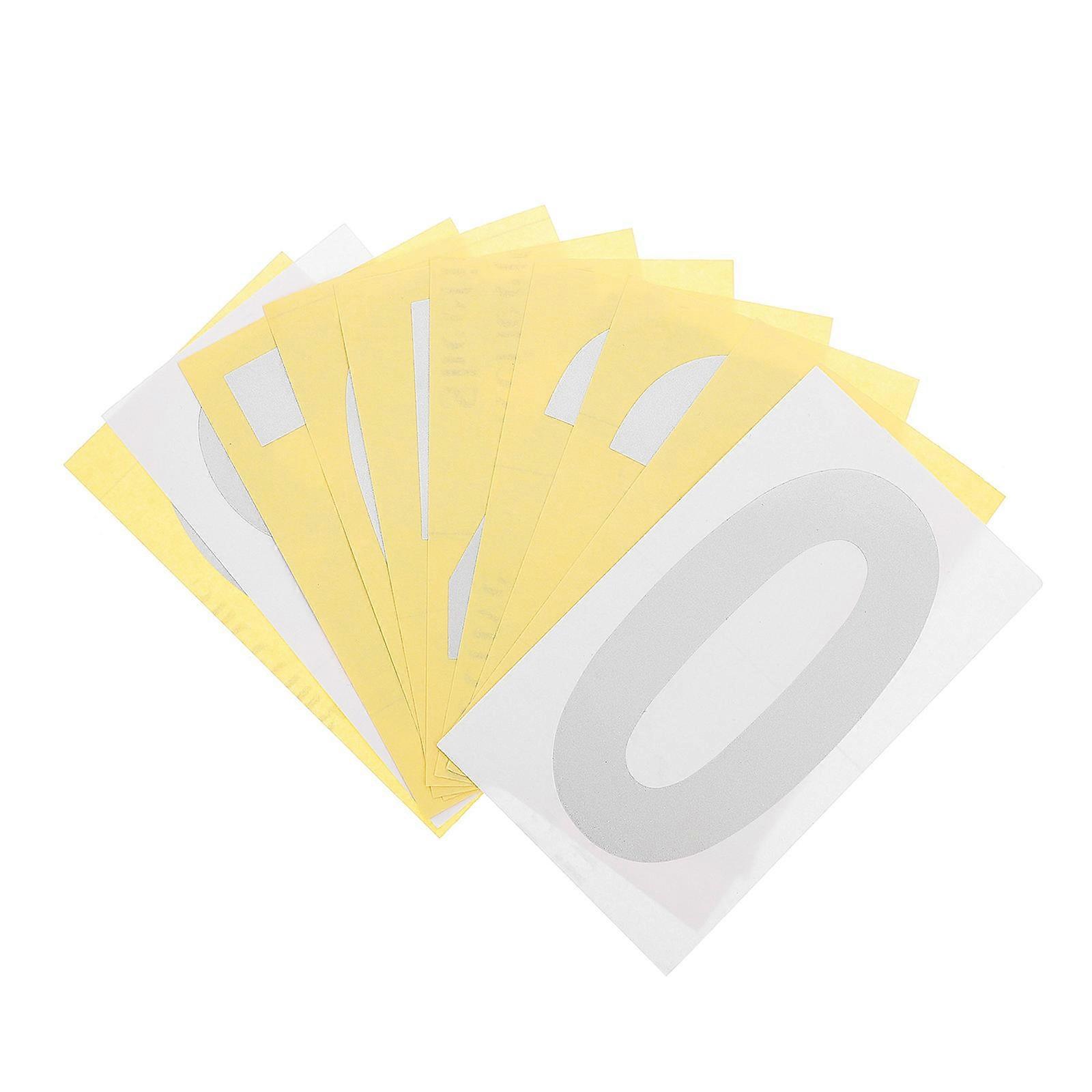 Reflective Number Stickers for Mailbox Numbers with 5Sets Adhesive White