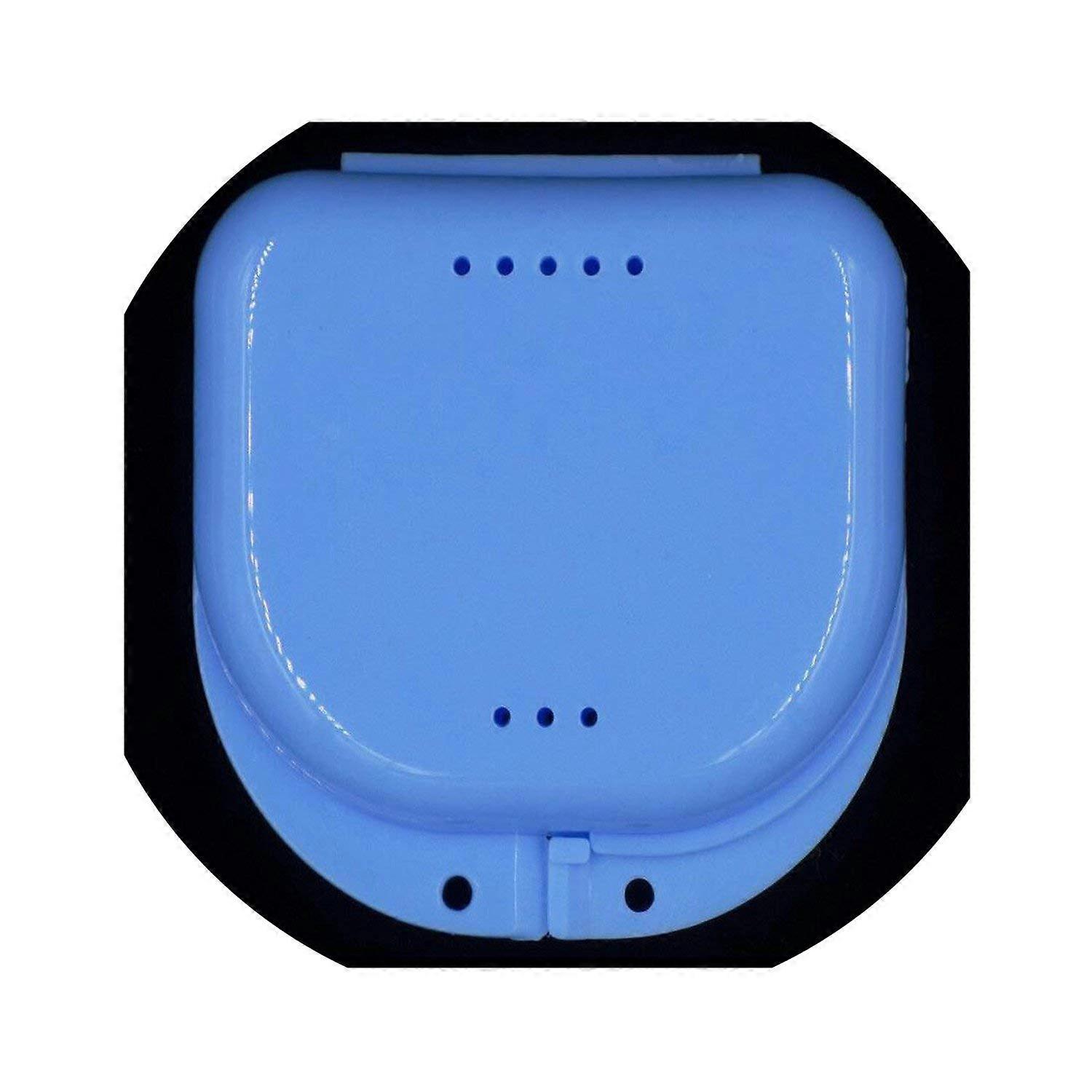 Denture Bath Case Medical Grade PP False Teeth Storage Box with Precise Size Fit for Easy Cleaning