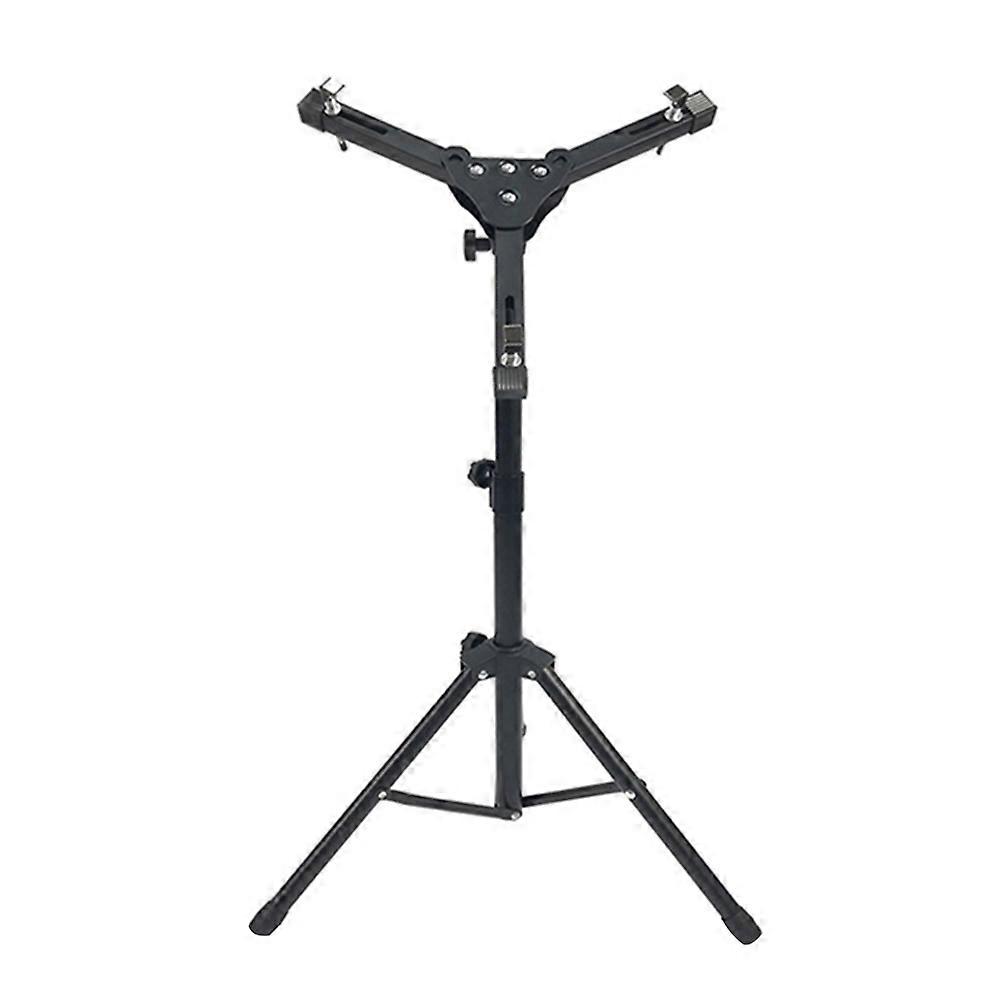 Dumb Drum Stand Holder Adjustable for Storage 1Pcs Black