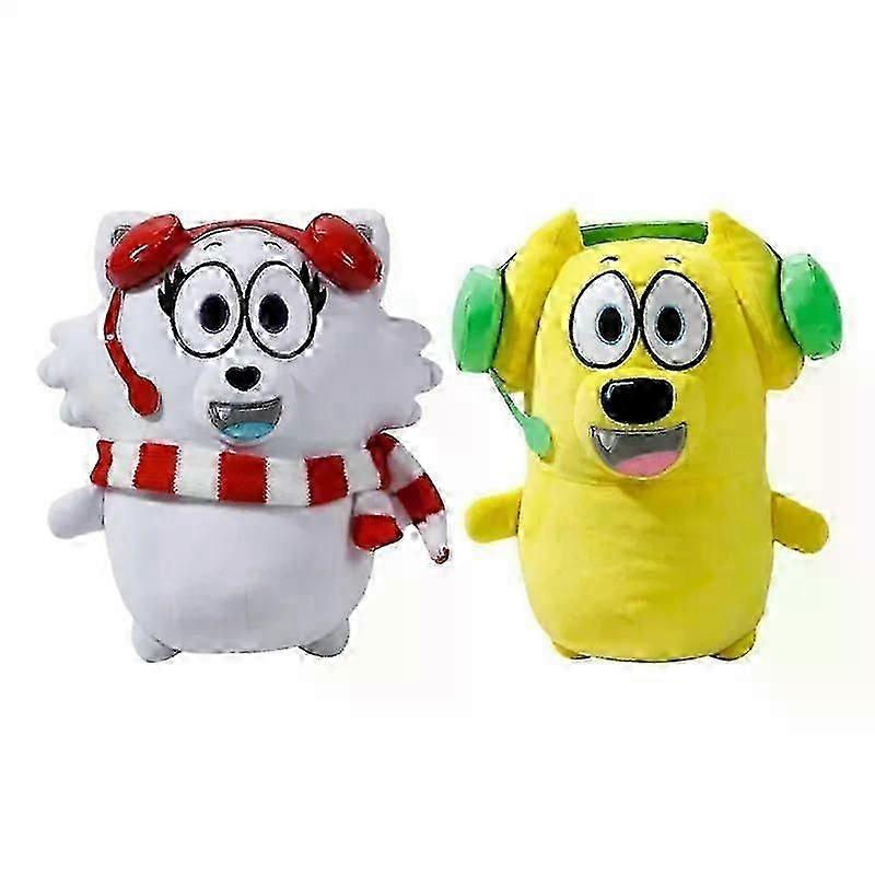 Brinquedo de Pelúcia Tyler e Snowi, Youtubers, 25 cm (9,8 polegadas)