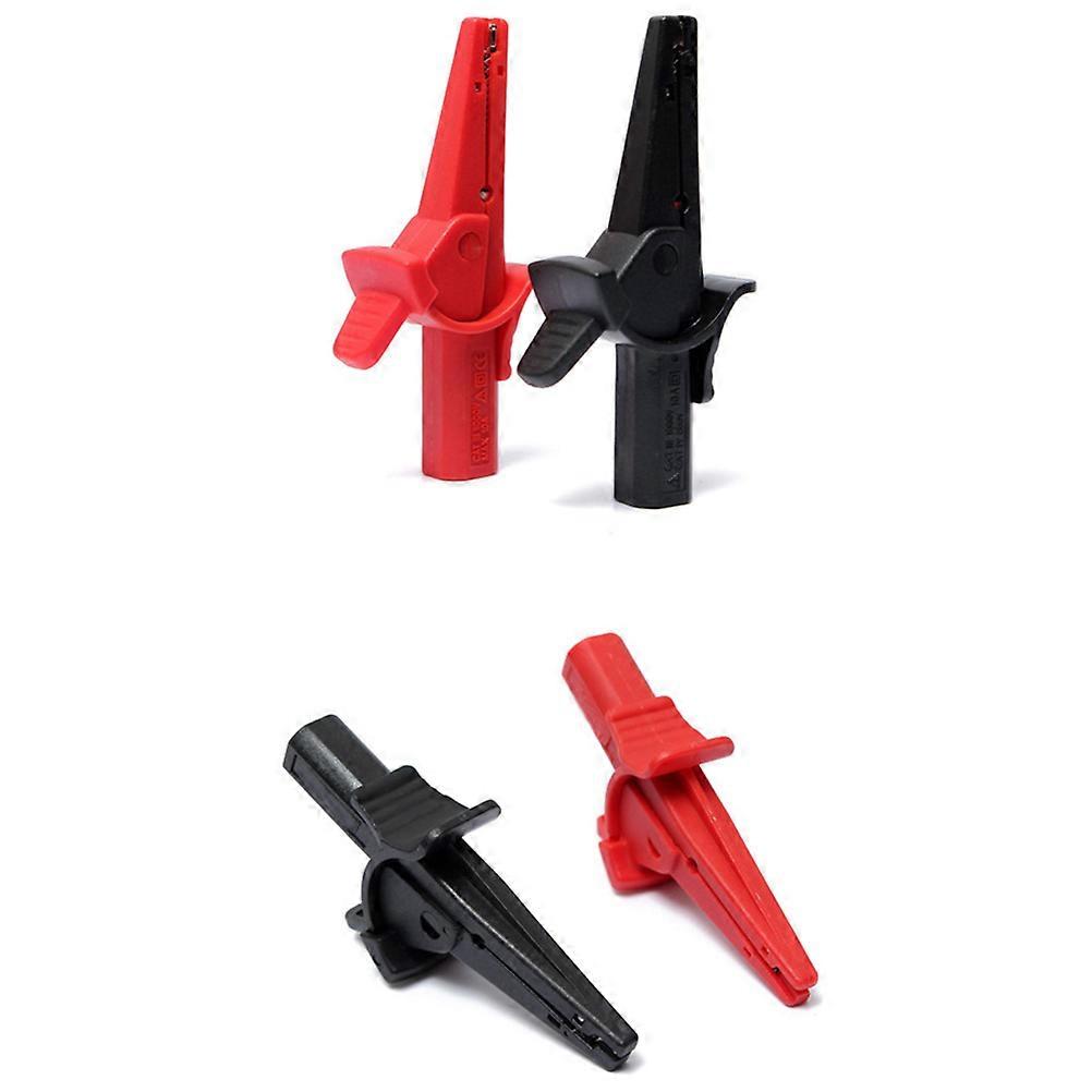 Battery Test Clip Insulated Clip for Multimeter Red Electrical Test
