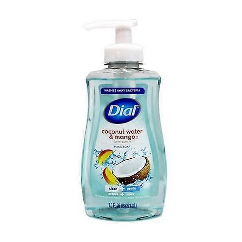 Dial Liquid Hand Soap Coconut Water And Mango, 221 Ml