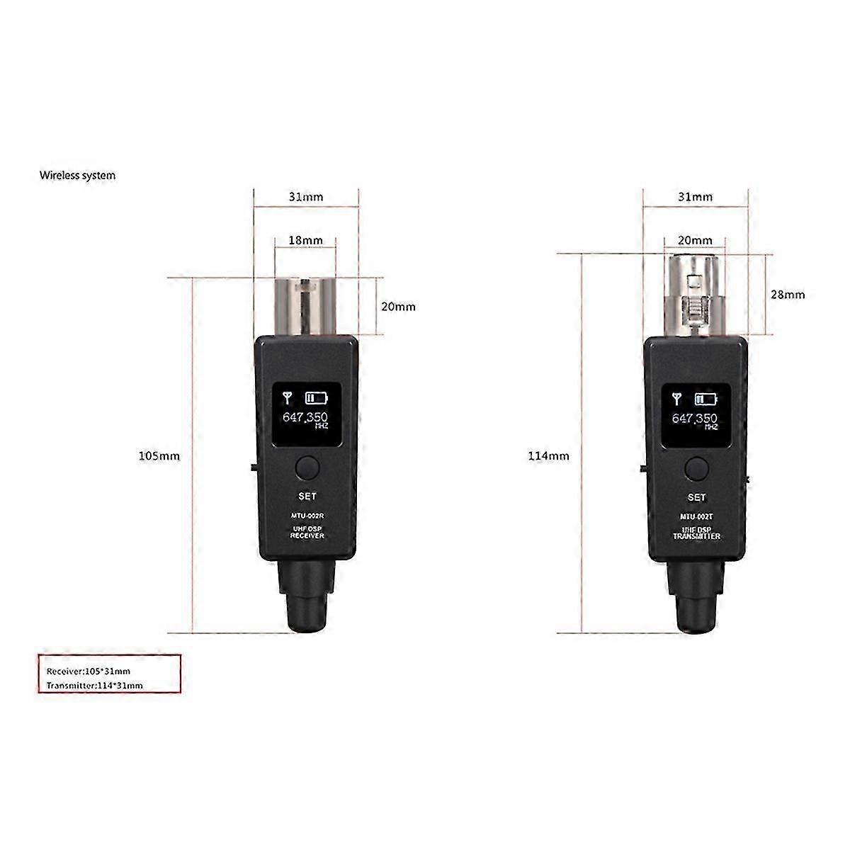 Microphone Wireless System Micphone Wireless Transmitter