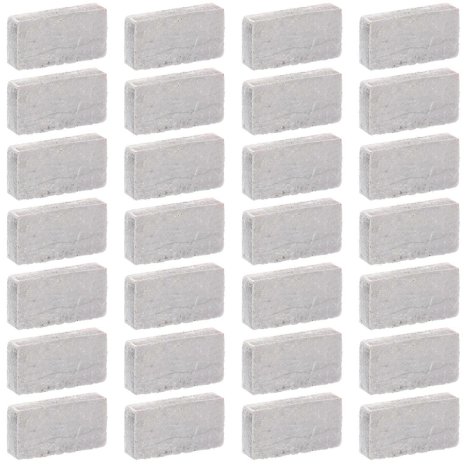 Dark Grey Miniature Bricks for DIY Micro Landscape Decor 200Pcs Pack