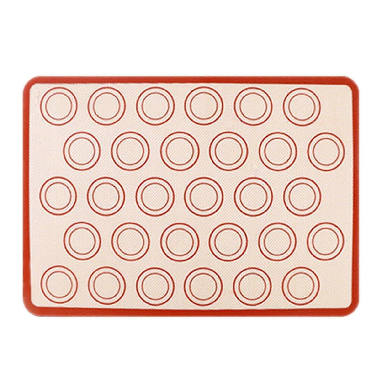 Rectangular Silicone Baking Mat, Thick Reusable Non-Stick Sheet for Cookies, Macarons, Bread - Large Size, Aesthetic & Practical