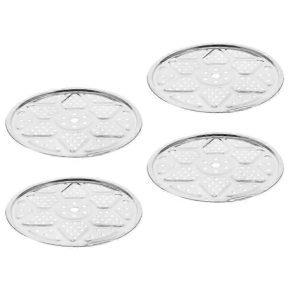 Stainless Steel Cooker Steaming Tray Multi-Function Steamer Shelf 4Pcs