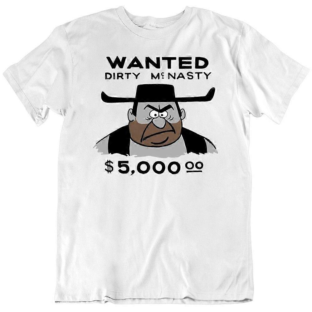 Wanted Dirty Mcnasty Woody Woodpecker Villain Funny Cartoon T Shirt