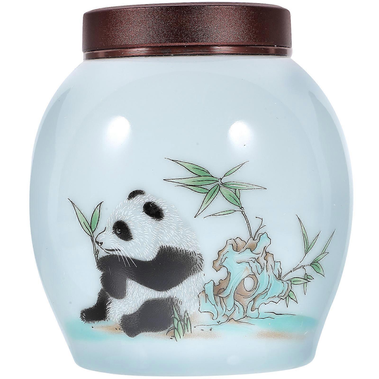 Multi-Function Tea Canister Ceramic Storage Jar for Home Use 5Pcs Set