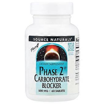 Source Naturals, Phase 2 Kohlenhydratblocker, 500 mg, 60 Tabletten
