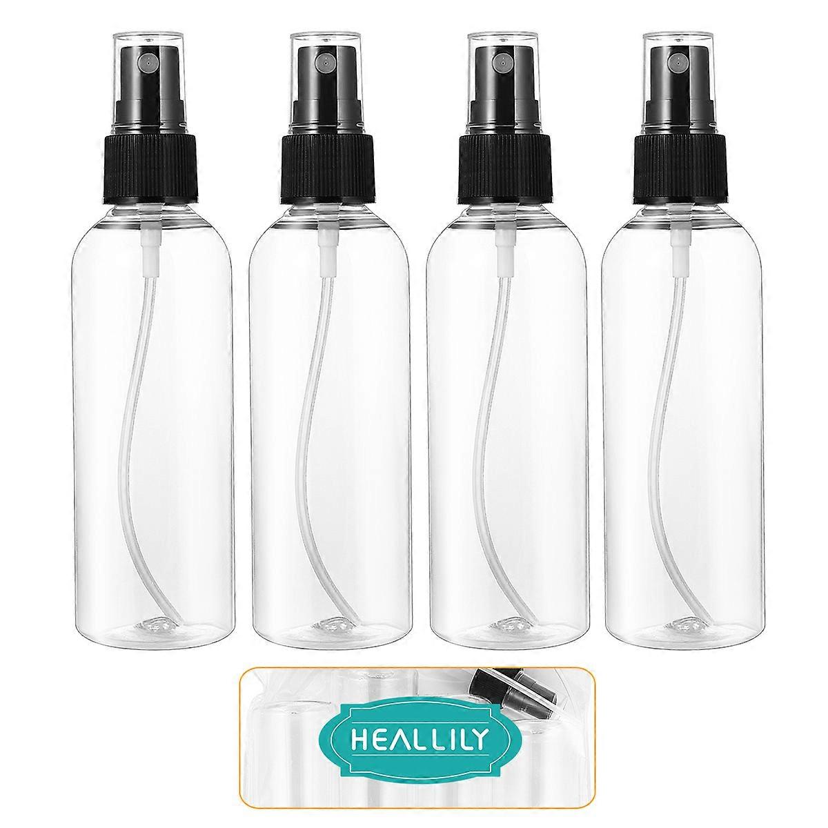Spray Bottle Plastic Empty for Travel Use 4Pcs Refillable Bottles
