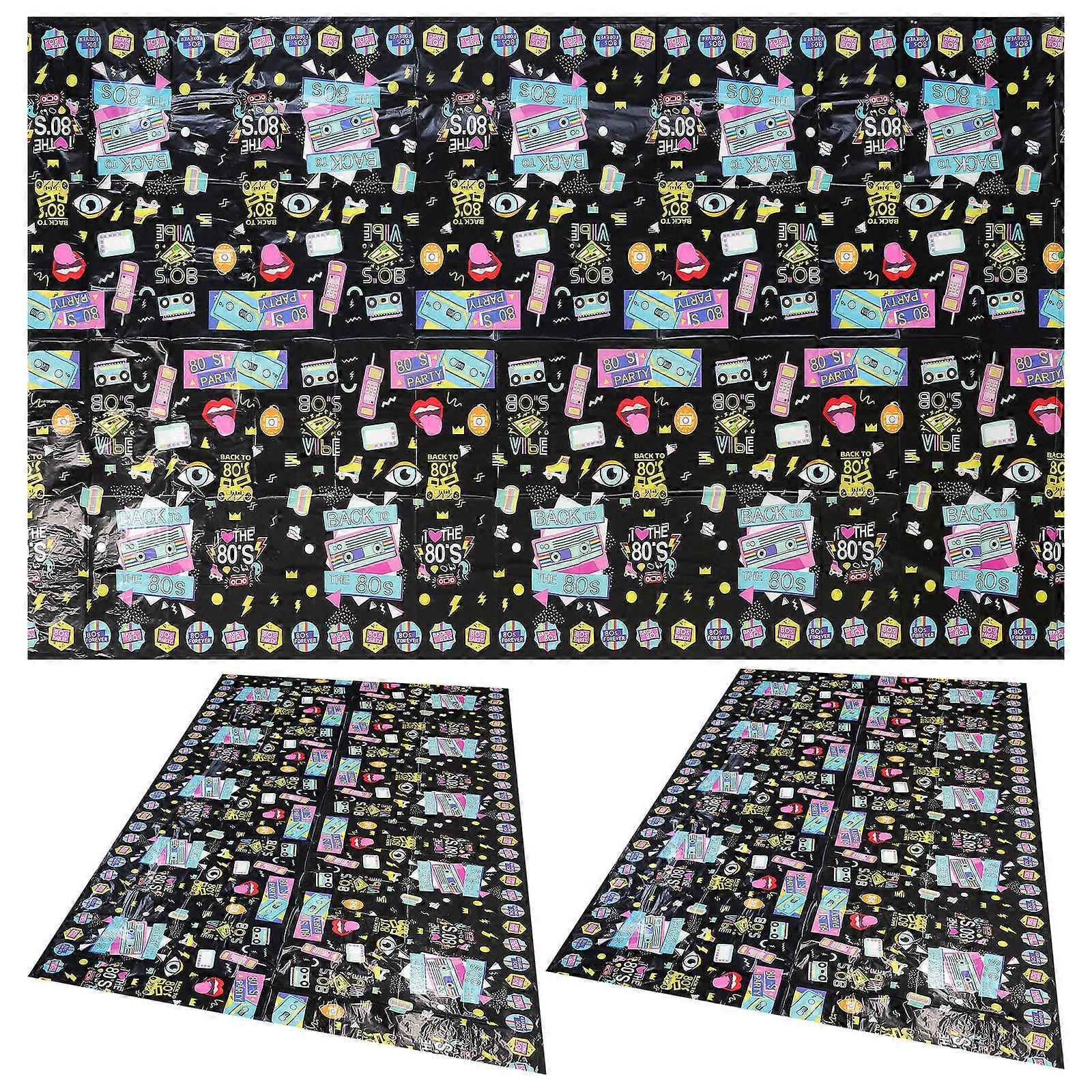 Assorted Tablecloth Table Cover for 9Pcs Party Use