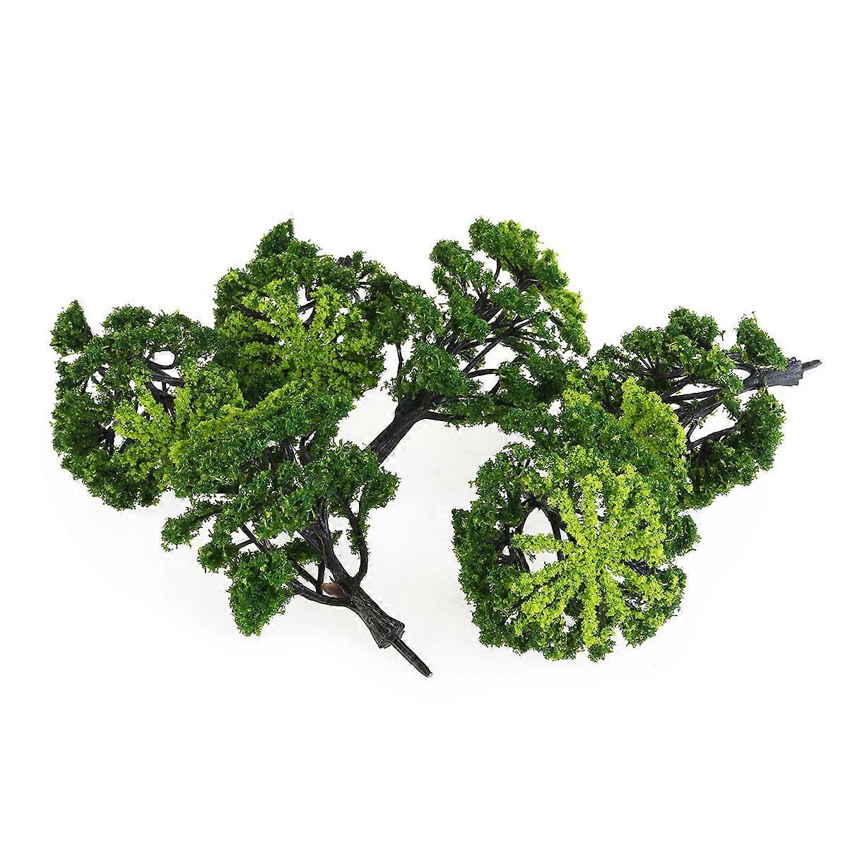 Green Landscape Tree Model Tree for Decoration 12Pcs