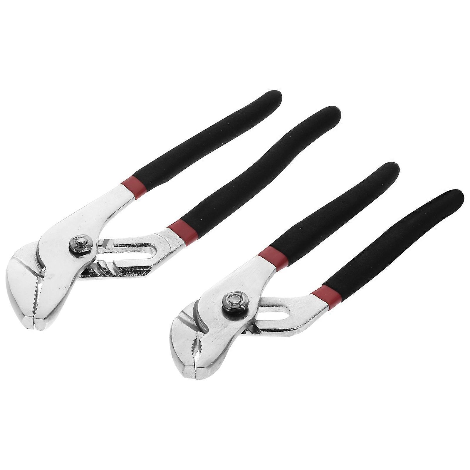 Multi Functional Pipe Plier Water Pump Plier for Plumbing 2Pcs Set