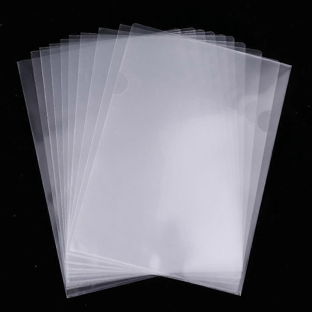 10x Clear Sleeves Pocket -Type Paper Document Protector Folder