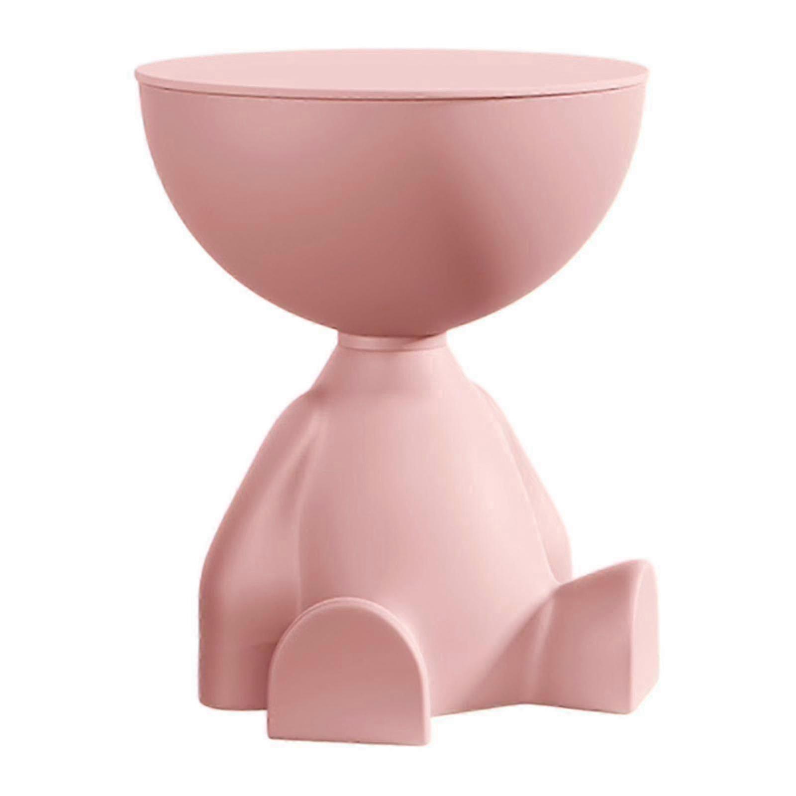 Side Table for Couch with Cup Holder, Compact Sofa Table for Balcony