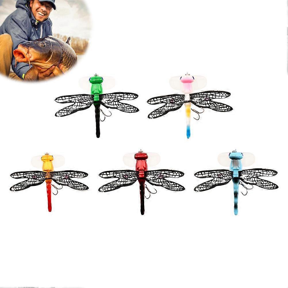 Meets Daily Needs Fishing Bait Types ABCDE (5-pack) Dragonfly Lu for Everyday Practical Use